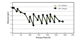 Figure 8: Glucose concentration profile 