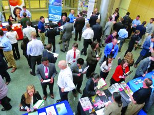 TEC’s career fair emphasizes the importance of collaborative and interactive approaches to biopharmaceutical training and industry education. (www.btec.ncsu.edu) 