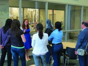 Trainees in the BARDA-sponsored course on advanced upstream processes for influenza vaccine manufacturing, held at the BTEC facility (www.btec.ncsu.edu)