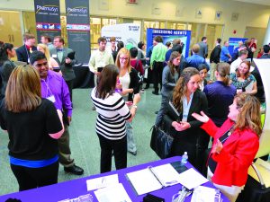 Students network and participate in group activities at the 2014 BTEC ISPE career fair. www.btec.ncsu.edu) 