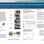 Integrated clarification and product capture for high titer bioreactor harvests