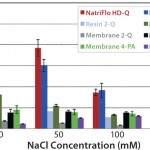 FIGURE 1: 10% BT BSA binding capacity: salt tolerance.