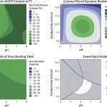 FIGURE 2: Selection of binding conditions of virus on AcroPrep filter plates wIth Mustang Q membrane