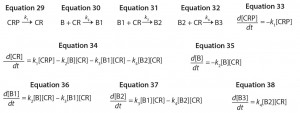 Equations 29–38: