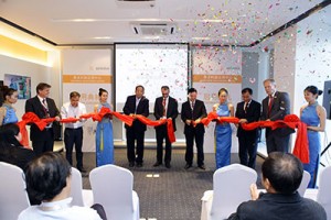 Ribbon-cutting ceremony of the Sartorius Application Center, Shanghai