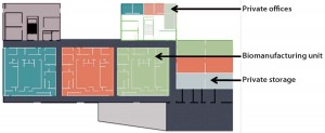 Figure 1: Accinov biomanufacturing facilities  