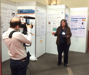 BioProcess International Editor in Chief, S. Anne Montgomery, announces the winners of the BPI European Summit Poster Hall.