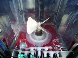 Photo 2: Impeller in the biocontainer