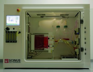 Photo 4: Scinus cell expansion system for stem cell production