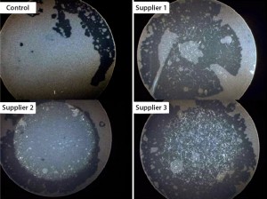 Figure 3: Elevated levels of particulates present in biocontainers from earlier discontinued projects on single-use systems 